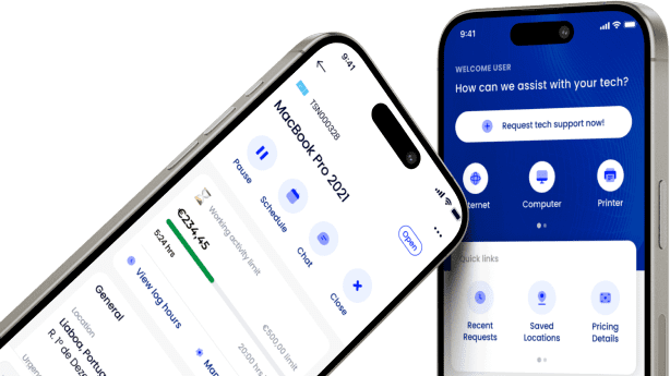 oursupport app installed on the phone